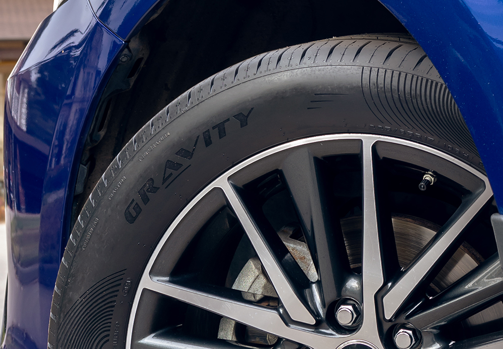 Cordiant Gravity на автомобиле